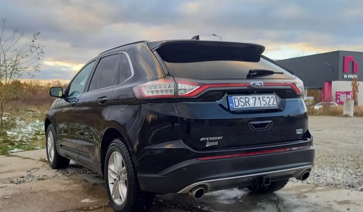 Ford EDGE cena 71500 przebieg: 74500, rok produkcji 2016 z Wrocław małe 56